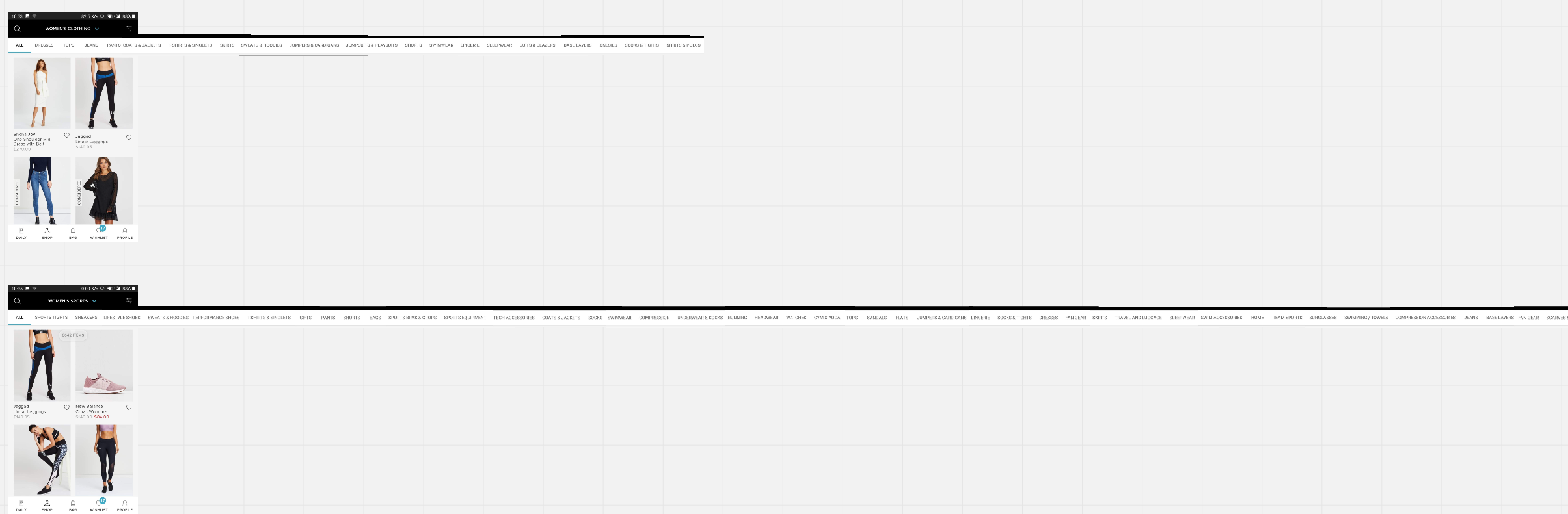 A screenshot of a sketch design file that shows the many parts of the application